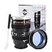 ShawFly Tazza con Obiettivo per Fotocamera,Le Tazze della Macchina Fotografica Tazze di caffè,Tazza da viaggio con ventosa in acciaio inox,Camera Lens Tazza 400 ml