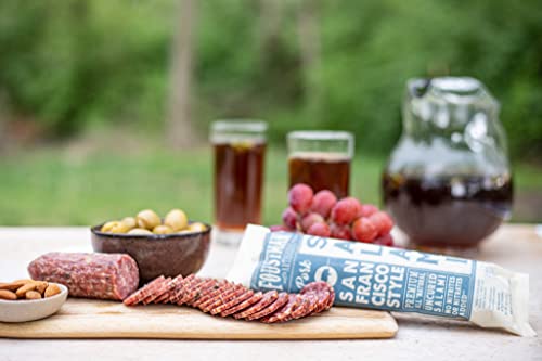 Foustman's Salami Mix Variety Artisanal, Includes Nitrate-Free, Naturally Cured, Gluten-Free, Dairy-Free, Pack Of 6 Salamis #TOP3