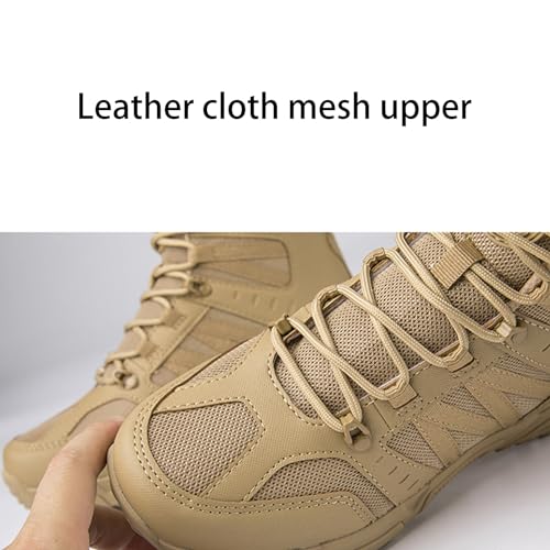Kervaky Men's Military Tactical Boots Combat Boots Waterproof Boots Lightweight Working boots Non-slip Boots Outdoor Hiking Boots4