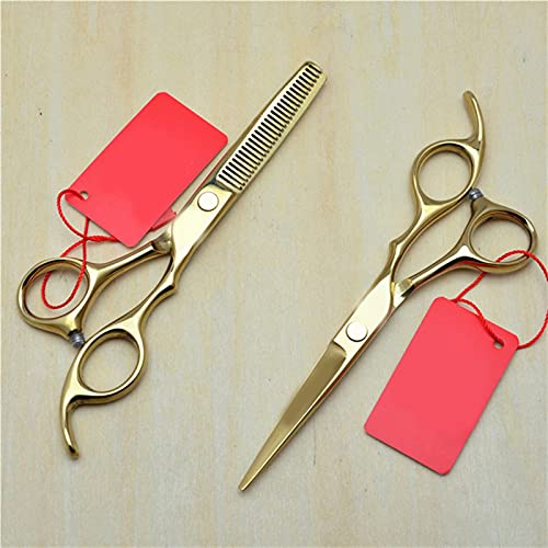 Ciseaux de coupe et amincissants pour coiffure lot de 2 pièces version H et L - 5