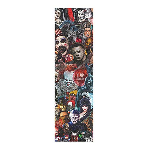 Kaopey Horror Movie The Classics Skateboard Grip Tape 9 x33 Anti Slip Sandpaper Longboard Scooter Griptape Sheet Sticker