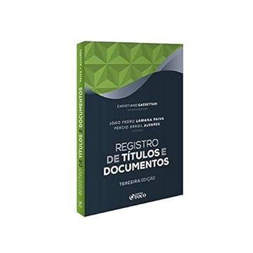 Capa do livro Registro De Títulos E Documentos - 4ª Ed - 2020