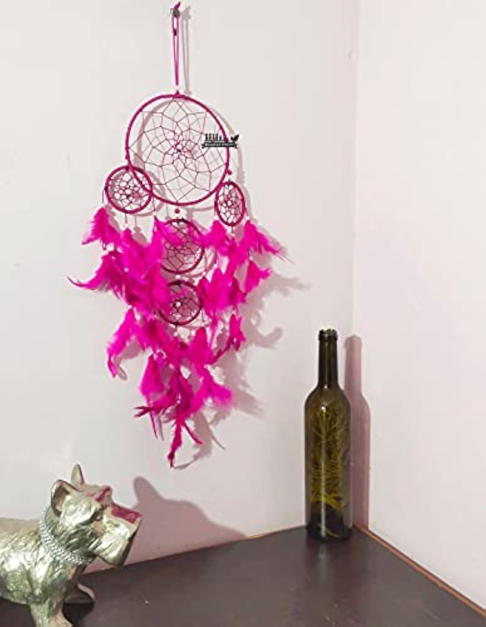 Dream Catchers Wall Hanging for Bedrooms (Pink)