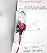in Ear Headphones, MR01 Comfortable Tangle-Free Stylish Wired in-Ear Earbuds with Microphone, Crystal Clear Sound Noise Isolating Earphones for iPhone iPod Samsung Laptop Computer, Red