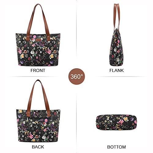 Lovevook Laptop Shoulder Work Tote Bag For Women,Lightweight Casual Daily Bag Fits 15.6 In Laptop Handbag Purse 2Pc/Set #TOP5