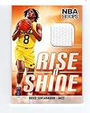 2023-24 Hoops Rise N Shine Memorabilia #32 Brice Sensabaugh RC Rookie Used Jersey Utah Jazz NBA Basketball Trading Card