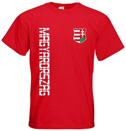 Ungarn Magyarorszag T-Shirt Trikot Basic EM-2021 Rot XXL Cover
