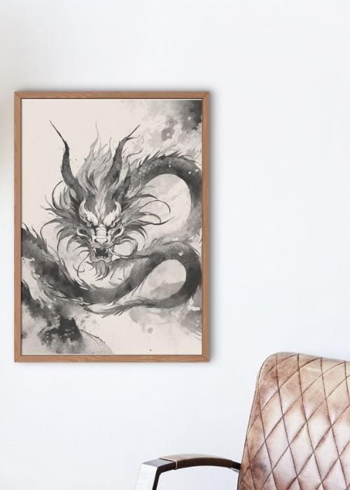 開運絵画 コミカル龍不可能を可能にする - アート+写真 