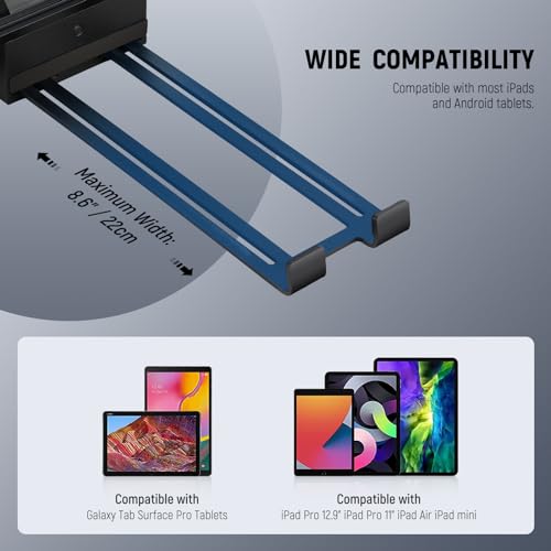 Image of NEEWER Teleprompter X14 II with RT113 Remote & App Control, 14 inch Beamsplitter, Vertical Adjustable Snap in QR Plate Compatible with 501PL iPhone iPad Tablet Camera Camcorder, Assembly Free