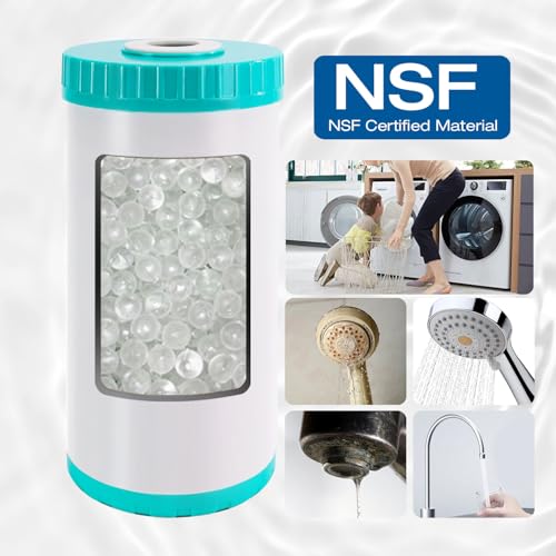 Image of H&G Lifestyles Whole House Water Descaler,GAC KDF Polyphosphate Cartridge,Anti Scale Filter,Saltless Water Softener,Reduce Heavy Metal Lead Chlorine, Replacement for Any 10 inch x 4.5 inch Water Filter System