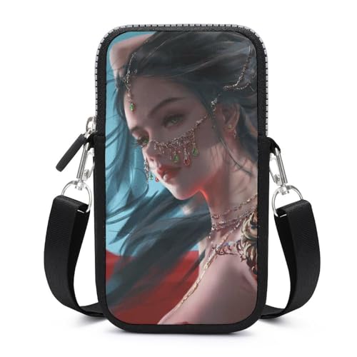 Sac bandoulière téléphone portable anime compact pour le quotidien