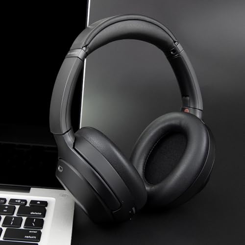 Miniatura 3 de Soulwit Almohadillas De Repuesto Para Sony Wh-1000xm3 Wh1000xm3 Auriculares Con Espuma Viscoelástica De Aislamiento De Ruido Y Piel De Proteína Suave-Negro