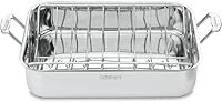 Cuisinart Chef's Classic Stainless 16-Inch Rectangular Roaster with Rack, 7117-16UR