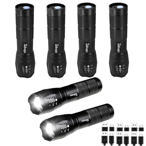 Lampe de poche LED rechargeable avec faisceau zoomable pratique