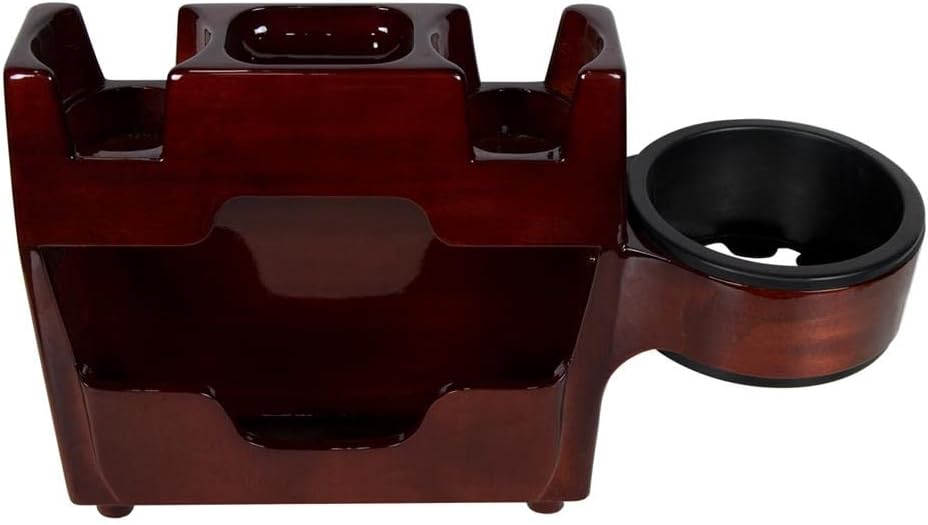 Hand Crafted Solid Wood Center Console w/Cup Holder for