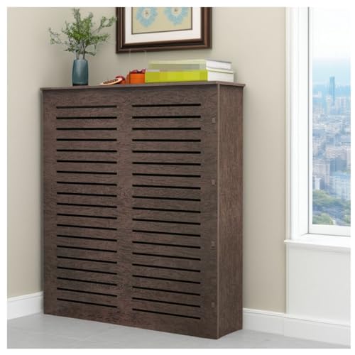 GZDXBF Cubre Radiador De Nogal para El Hogar, Moderna Estantería De Almacenamiento para Armario De Calefacción, Cubierta Decorativa para Oficina En Casa, Fácil De Montar(40x80x15cm (15.7x31.5x5.9in))