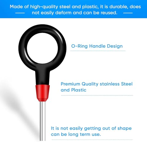 terminal pin removal tool kit 82 pcs depinning electrical connector pin extractor tool set wire terminal release for automotive car household devices - black