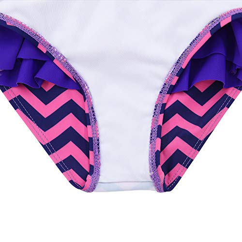 Conjunto de roupas de banho para bebês meninas e crianças, Multicolorido, 5-6 anos