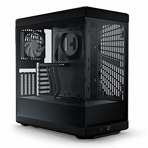 Hyte Y40 Noir Boitier ATX haut de gamme en verre trempe panoramique