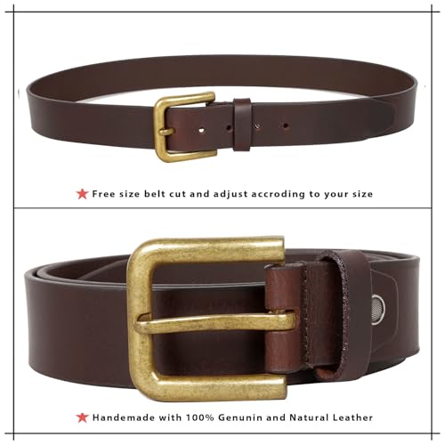 Image of HORNBULL Mens Alane Leather Belt | Casual Leather Belt for Men