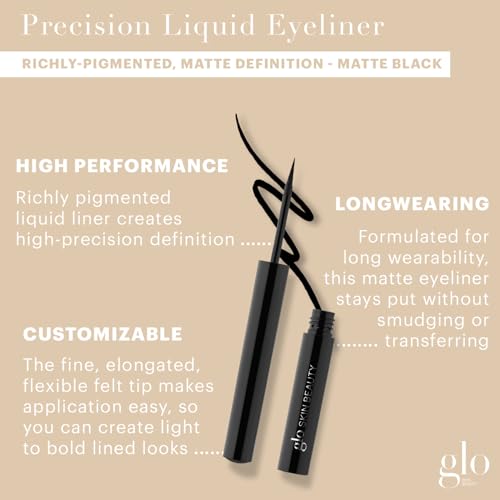 Glo Skin Beauty Delineador Líquido Precisión Negro miniatura 2
