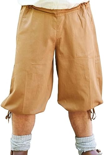 Heren Enkelband Broek Middeleeuws Viking Navigator Piratenkostuum Broek Renaissance Gotische Broek