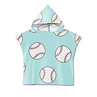 Chickw11 Asciugamano Poncho Bambino, Cartone Animato Kids