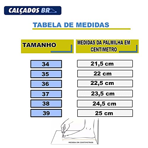 Sapato Beira Rio Salto Baixo Feminino, Preto, 34