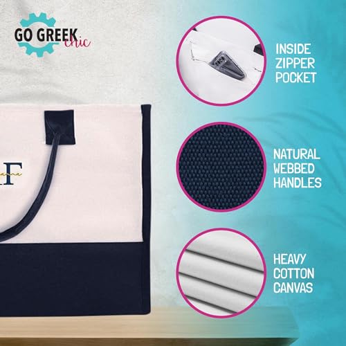 Bolso Tote Bordado Go Greek Chic miniatura 6