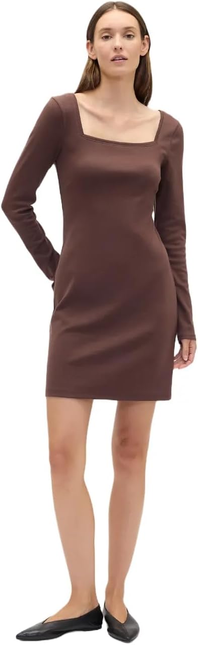 Gap Women's Squareneck Knit Mini Dress