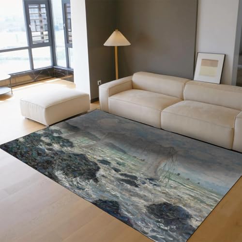 Tapis non perte lavable résolvant les glissades dans le salon - 3