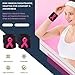 Suddora Pink Ribbon Wristbands - Bulk Breast Cancer Awareness Sweatbands (10-Pack) (5 Pairs) (Black)