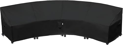 Miniatura 52 de Funda de sofá modular resistente para exteriores, funda impermeable 600D para sofá modular de patio, protector de muebles de patio