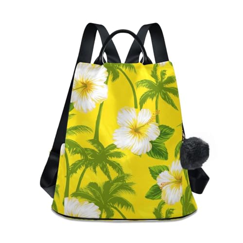 Sac à dos imprimé floral pour femme chic en voyage tropical et escapade week-end