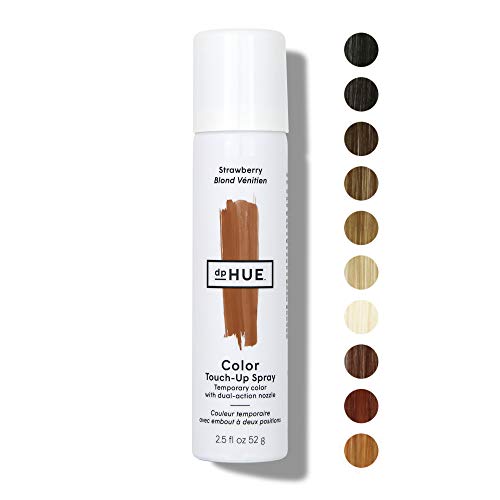 dpHUE Color Touch-Up Spray - Strawberry, 2.5 oz - Root Cover Up Spray with Dual-Action Nozzle for Precise Root Touch Up & Fast, Total Hair Cover - Gluten-Free, Vegan