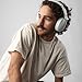 Skullcandy Hesh 360 Wireless Over-Ear Bluetooth Headphones, Up to 100 Hours Battery, Noise Isolating Fit, Flat-Folding Collapsible Design, Microphone iPhone Android - Bone