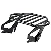 Detachable Luggage Rack 2-Up Mounting Rack Compatible for Harley Davidson Touring Road King Street Electra Glide 2009-2026 Black
