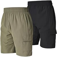 2-Pack Ultra Performance Men's Nylon Cargo Shorts only .99: eDeal Info