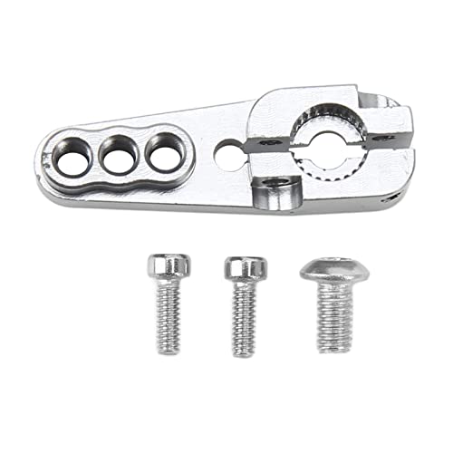 Dauerhaft Servo Horns, 3 Holes Durable 25T Servo Horn Steering Arms For Off Road Vehicles(Titanium Color) #TOP12