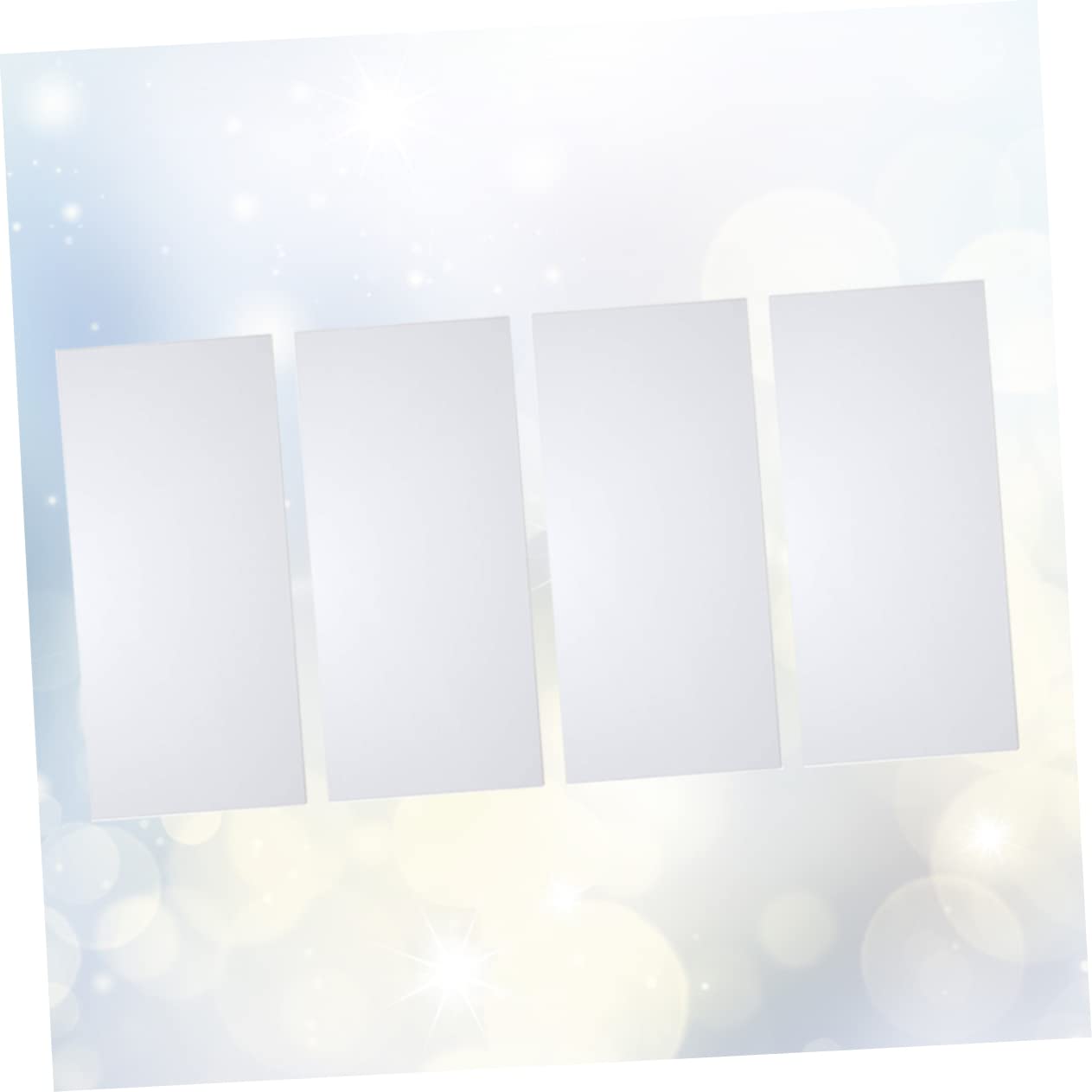 Cubierta Magnética para Ventilación de Aire Color Blanco 4 Piezas | 30 X 14 Cm, para Rejillas de Pared y Suelo, Reduce Ruido y Redirige el Flujo