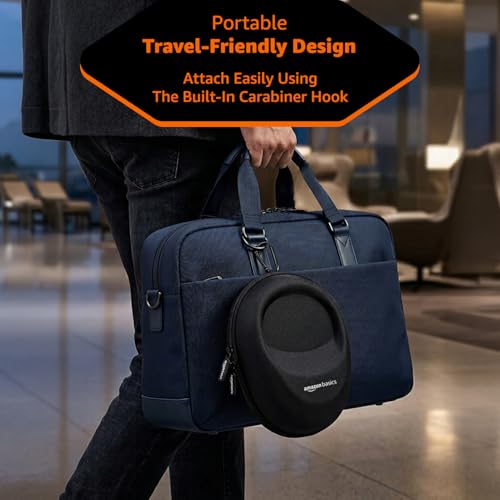 Amazon Basics Hard Shell EVA Headphone Case Black - Image 7
