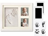3 Piezas Huellas Bebe Recien Nacido Marco Kit Pie y Manos Regalo Bebes Regalos para Nacidos Originales Bautizos Embarazadas Madre Padres Primerizos Bautizo Niña Huella Perro Recuerdo Decoracion