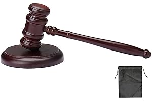 Black Gavel and Block Set: Symbol of Authority and Legality