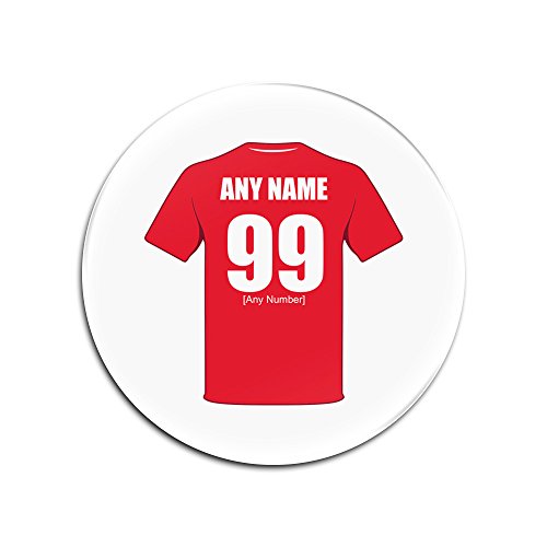 Dessous de verre de foot Barnsley ronds et durables avec personnalisation de nom - 2