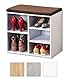 Kesper Schuhschrank mit Sitzkissen, Material: Faserplatte, Maße: B51,5 x H48 cm x L29,5 cm, Farbe: Weiß 15915