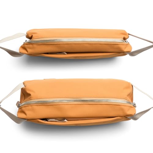 Image of Bellroy Classic Sling (everyday 5 liter minimalist crossbody bag with internal organization, adjustable crossbody strap, and auto-compression system) - Butterscotch