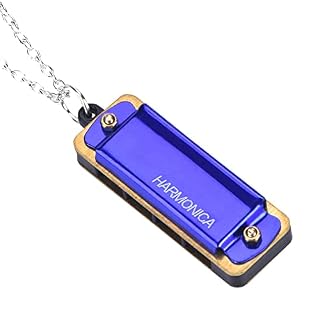 Tyenaza Harmonica, Portable Mini Harmonica Music Instrument Collier Musical Jouet pour Enfants et Adultes(Violet) - Les Beatles, Paul McCartney, John Lennon, RIngo Starr, George Harrison