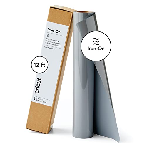 Image of Cricut Iron-On (12 ft), Gray