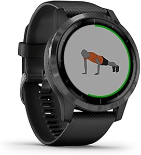 Garmin vívoactive 4 – wasserdichte GPS-Fitness-Smartwatch mit Trainingsplänen & animierten Übungen. Herzfrequenzmessung, 20 Sport-Apps, 8 Tage Akkulaufzeit, kontaktloses Bezahlen, Musikplayer