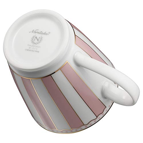 Mug Noritake Q001A/M-249 Porcelana Rosa 12.5 oz miniatura 3